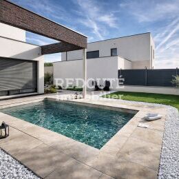 A VENDRE PROCHE REIMS MAISON CONTEMPORAINE TYPE 7 AVEC PISCINE