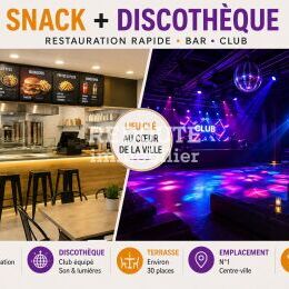 Fonds de commerce Snack / Bar / Discoth�que - Reims Centre