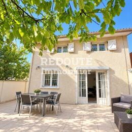 A Reims, maison 3 chambres, jardin, terrasse, cour.