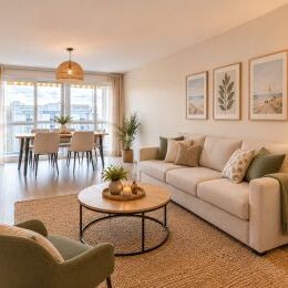 A VENDRE - ST MARCEAUX - TYPE 5 - STATIONNEMENT - 3 BALCONS