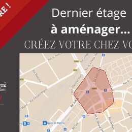 Dernier étage à aménager Secteur Piscine UCPA, BOULINGRIN